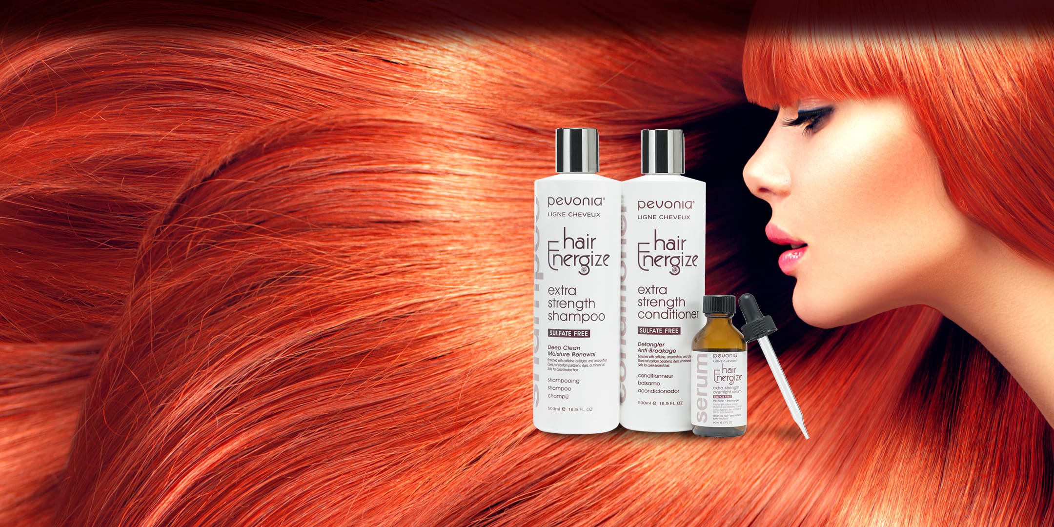 Pevonia Hair Energize Shampoo Conditioner and Overnight Serum Pevonia Hair Energize Shampoo Conditioner and Overnight Serum